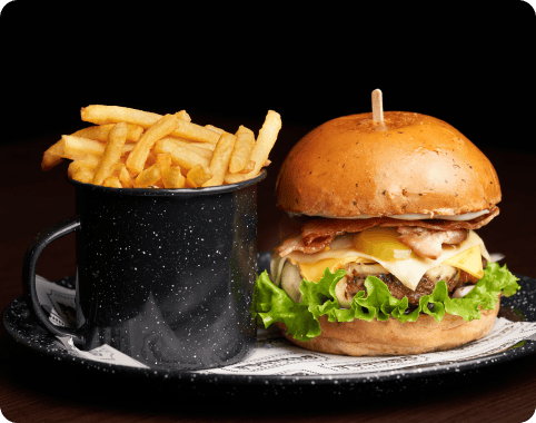 Hamburguesa Burger Fosters Classic - Menú Fosters Panamá