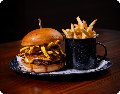 le meto burger fosters menu